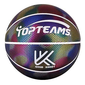 〈ラスト1つ〉暗闇で光るバスケットボール７号 反射 PU革 スポーツ バスケ Amazon | バスケットボール 7号 光るバスケットボール